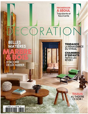 ELLE DÉCORATION NOV 2022 : Silva Paris x Hugo Toro